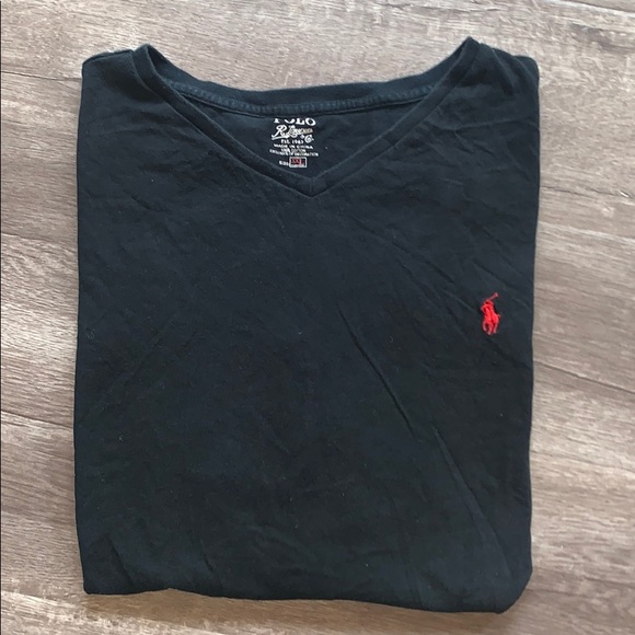 Polo Ralph Lauren Other - Men’s Black V-Neck Polo Tee